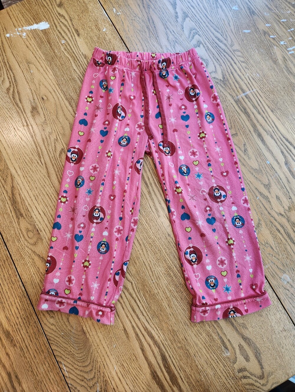 French Toast Pink Character-Print Girls' Pajama Pants